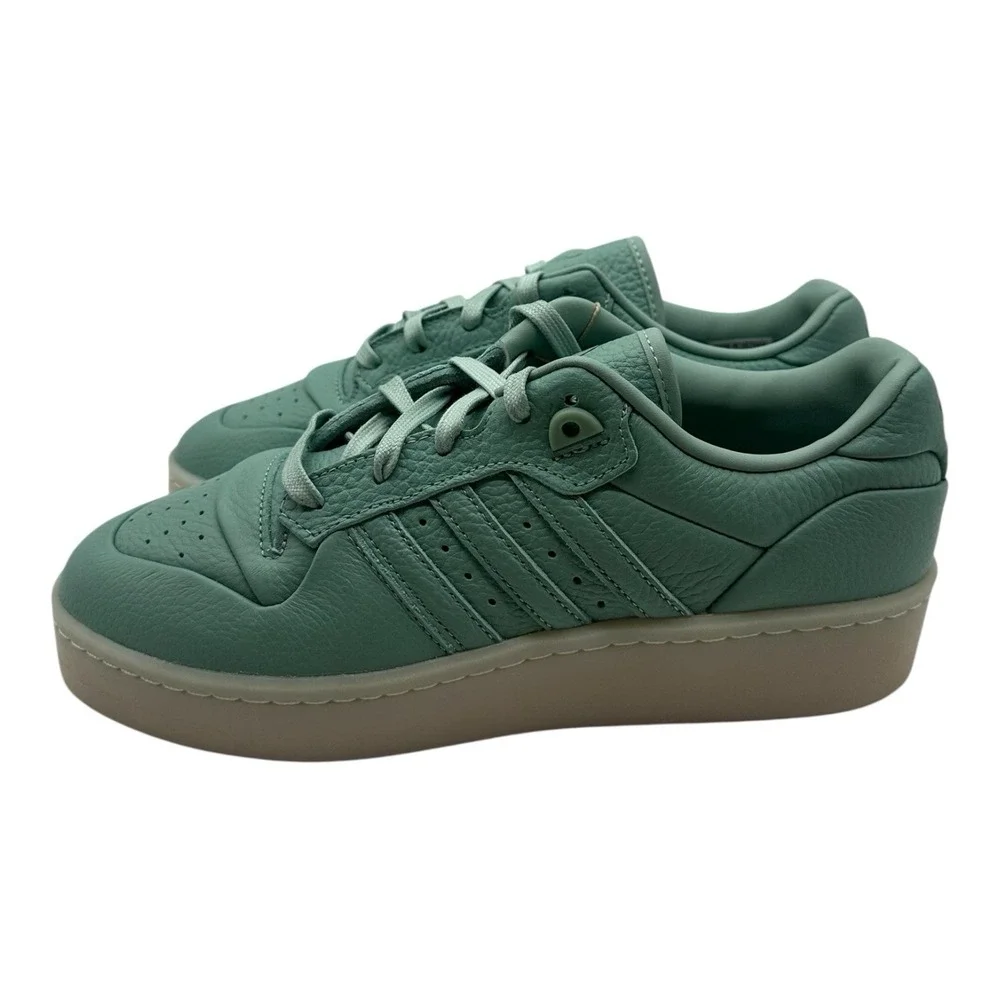 Adidas Originals Rivalry Lux Low Shoes Men Sz 11 Hazy Green White Sneaker IF7185